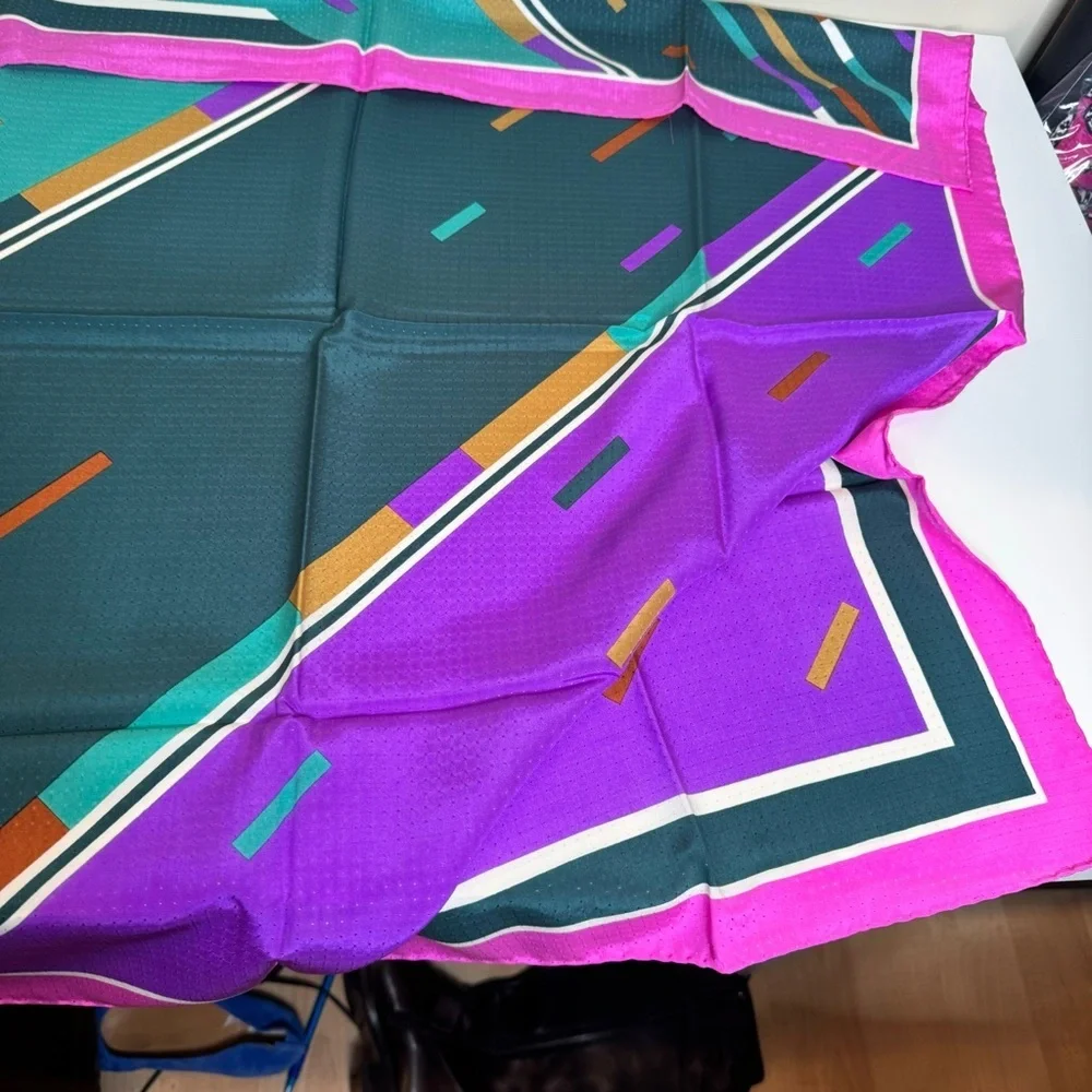 BAYRON MILANO LARGE Silk Scarf In MADE IN ITALY